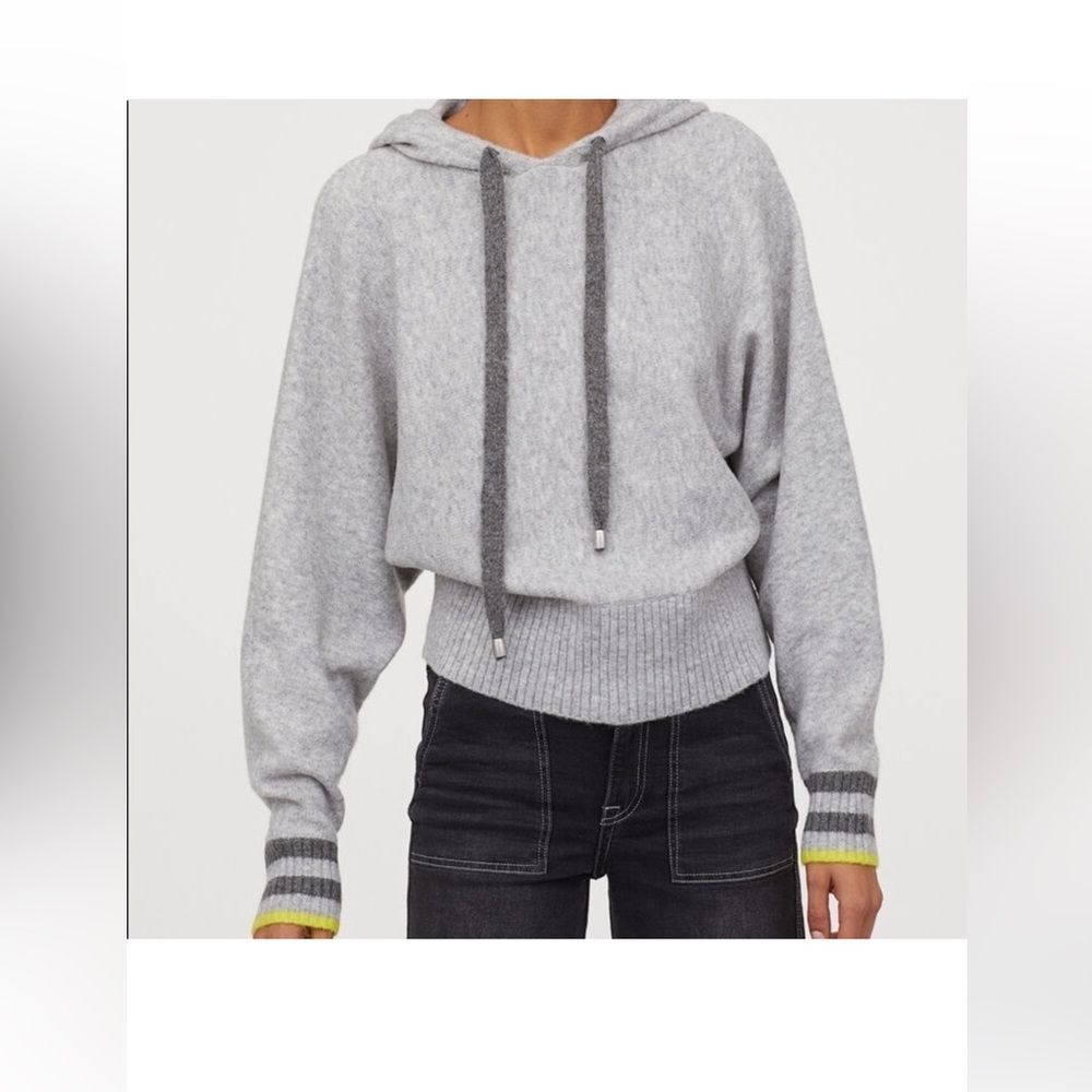 Pringle of Scotland H&M Women’s oversized batwing sleeve Sweater hoodie XL